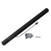 80cm Konfettishooter - Profi Metallic Flitter silber