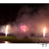 Feuerbild, Doppel Herz XXL