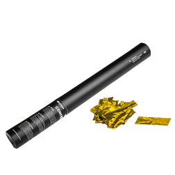 80cm Konfettishooter- Metallic Gold Streamers