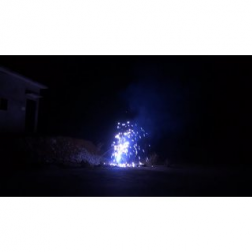 Farbfontäne blau 10s x 3m