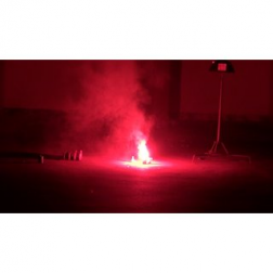 Pyrogenie Flammenprojektor/Bengaltopf rot