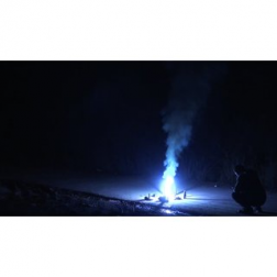 Pyrogenie Flammenprojektor/Bengaltopf blau