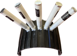 PyroGenie Feuertopf-Comet Silver Glitter Willow Comet with Silve